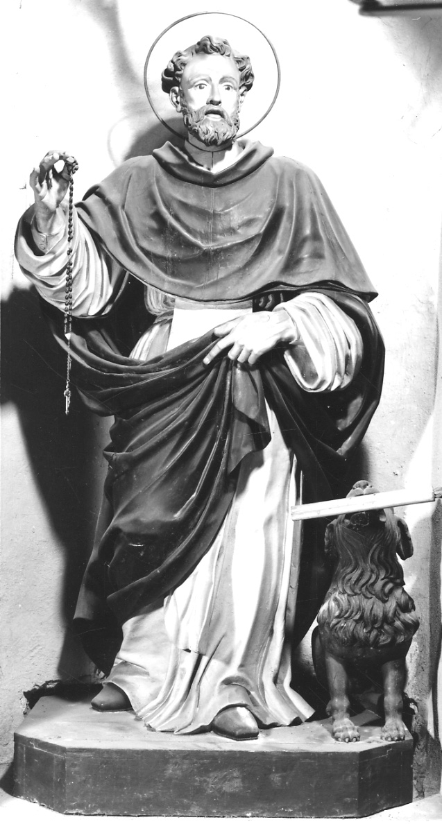 San Domenico (statua processionale, opera isolata) di Prinotto L (sec. XIX)