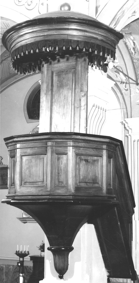 pulpito, opera isolata - ambito piemontese (sec. XIX)