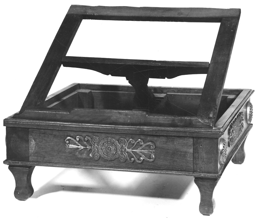 leggio d'altare, opera isolata - bottega piemontese (seconda metà sec. XIX)