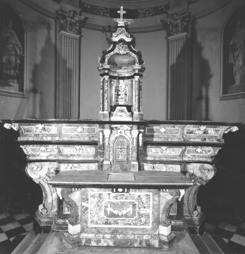 altare maggiore, opera isolata di Casabella Giovan Battista (attribuito) (sec. XIX)