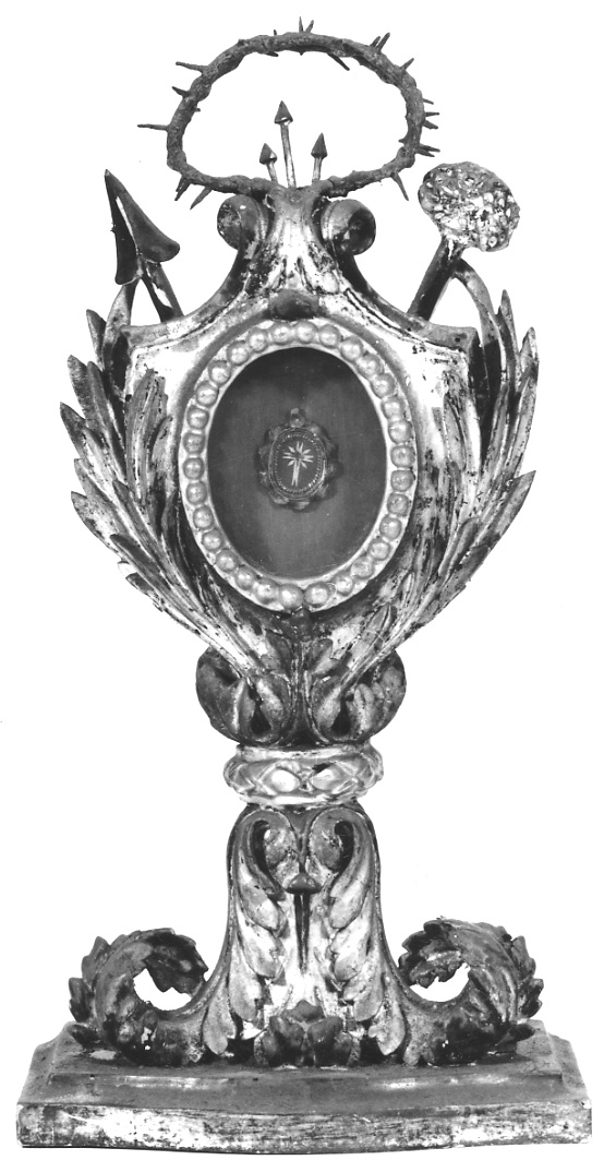 reliquiario - a ostensorio, opera isolata - ambito piemontese (sec. XIX)