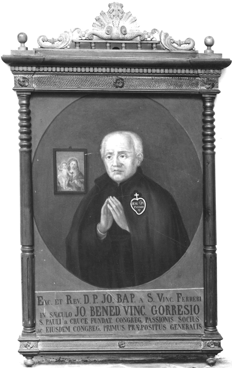 ritratto di Giovanni Benedetto Vincenzo Gorresio (dipinto, opera isolata) - ambito piemontese (seconda metà sec. XIX)