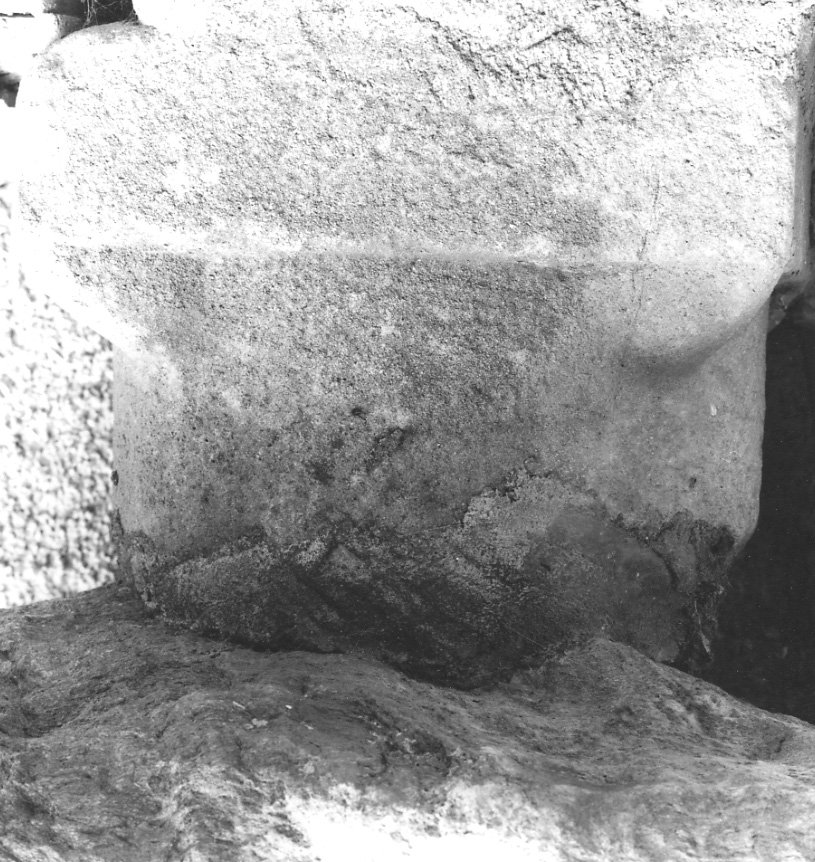 colonna, frammento - ambito piemontese (secc. XV/ XVI)