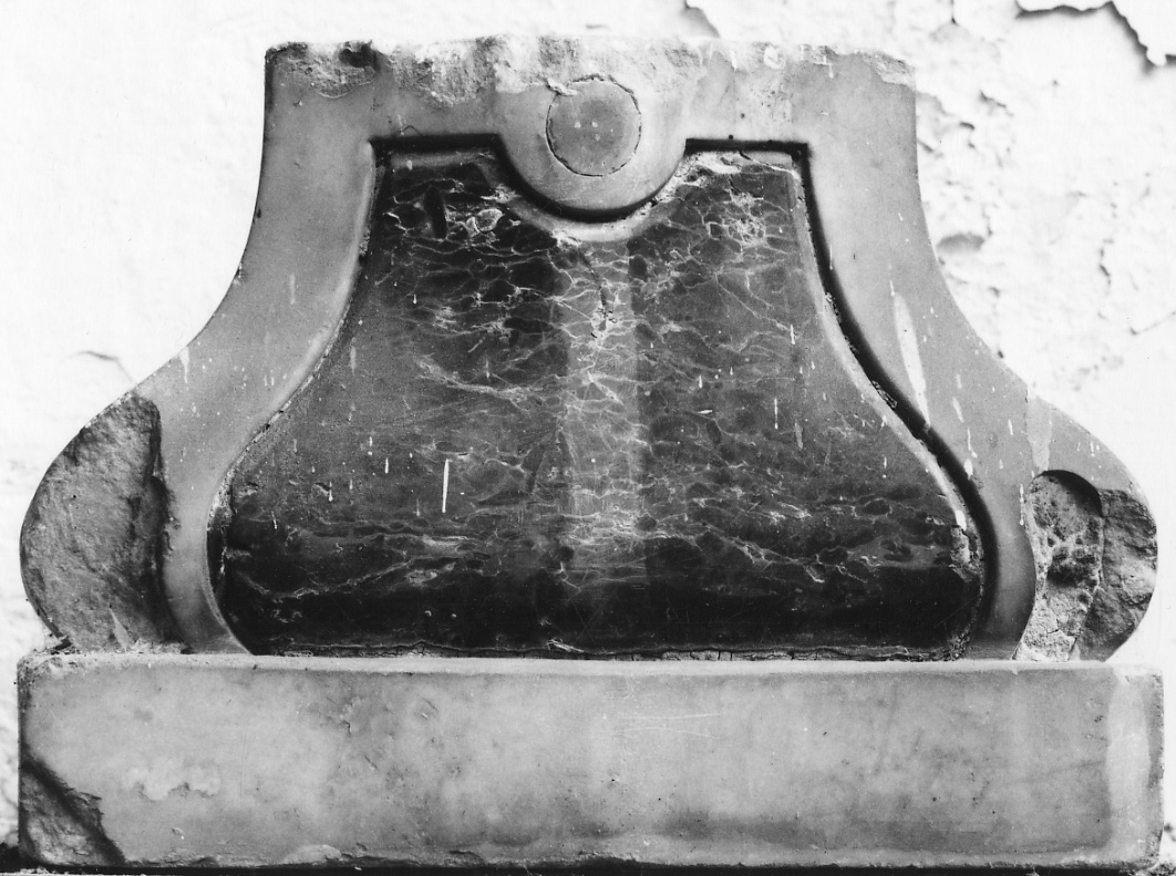 altare, frammento - ambito piemontese (prima metà sec. XIX)