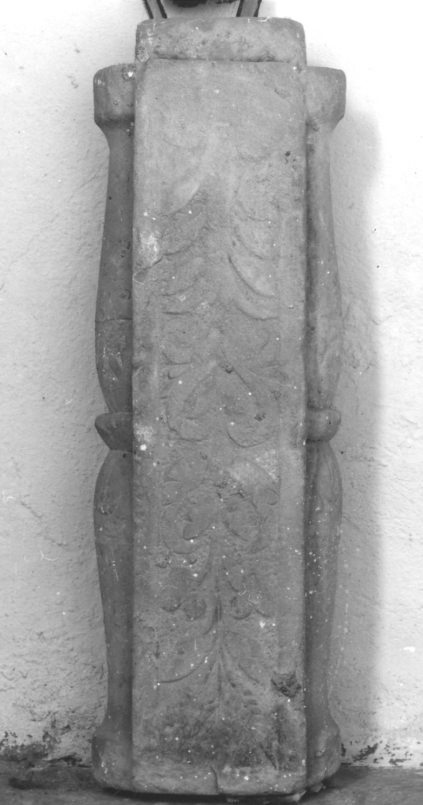 balaustrata, frammento - ambito piemontese (secc. XVII/ XVIII)