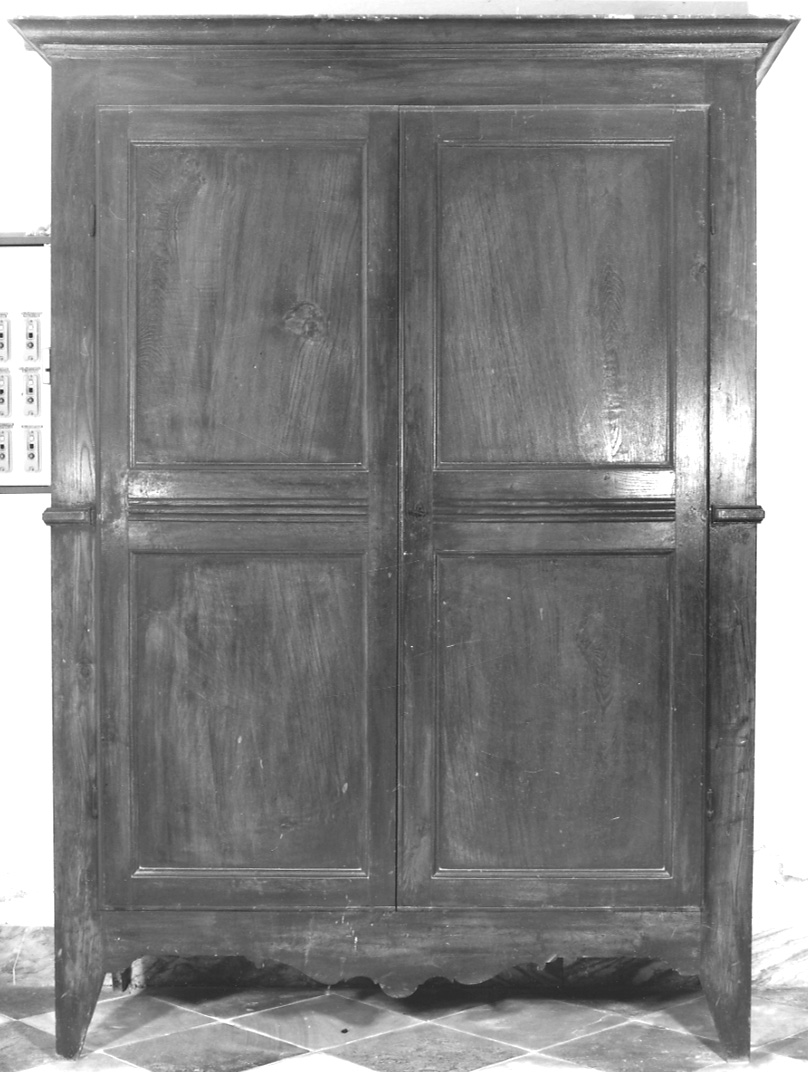 armadio, opera isolata - bottega della Val Tanaro (seconda metà sec. XIX)