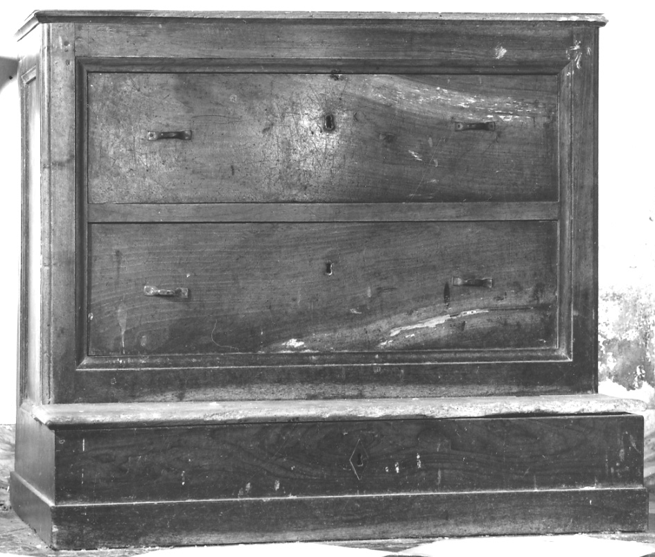 inginocchiatoio, opera isolata - bottega piemontese (seconda metà sec. XIX)