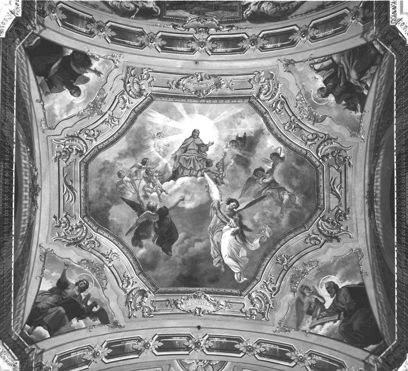 gloria di Santa Margherita (dipinto, elemento d'insieme) di Borgna Giovanni detto Netu (seconda metà sec. XIX)