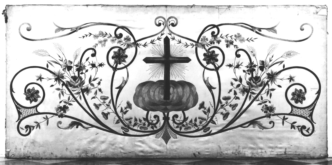 paliotto, opera isolata - manifattura piemontese (fine/inizio secc. XIX/ XX)