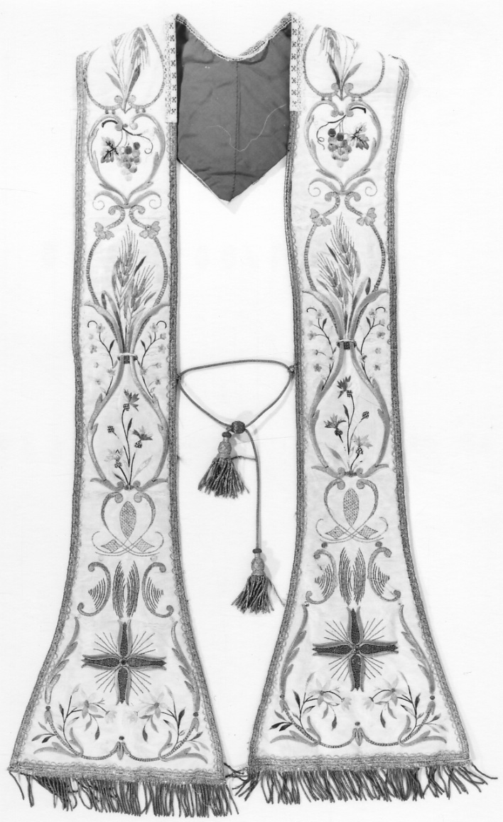 stola, serie - manifattura piemontese (ultimo quarto sec. XIX)