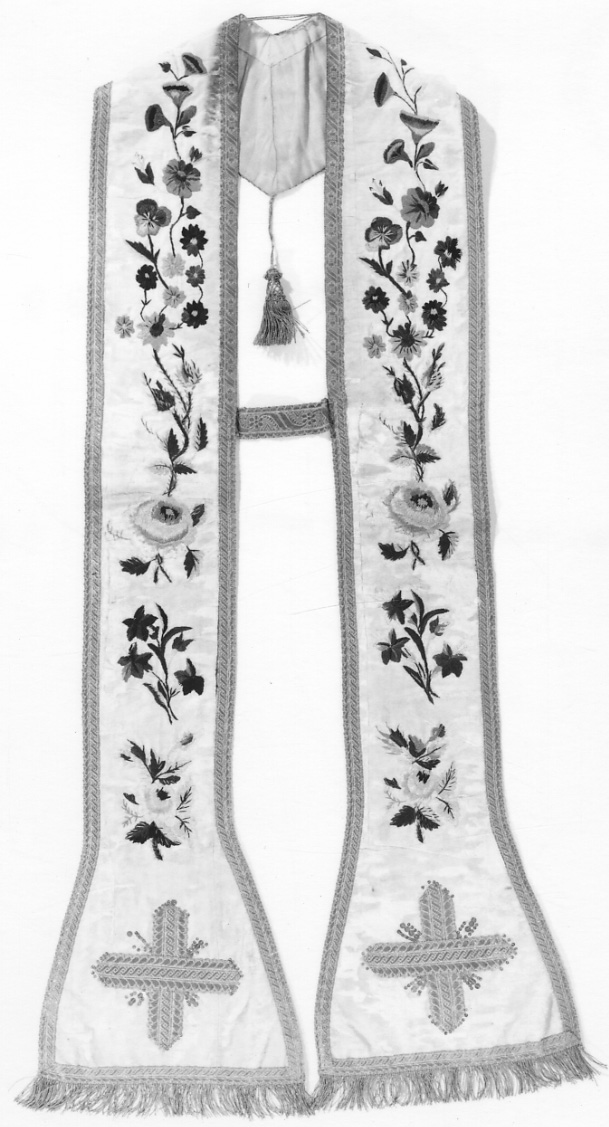 stola, opera isolata - manifattura piemontese (prima metà sec. XX)