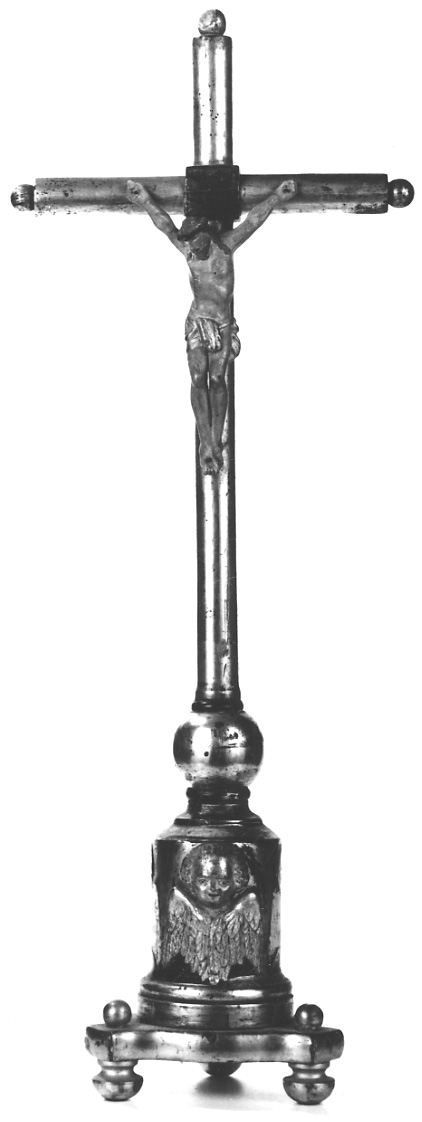 Cristo crocifisso (croce d'altare, opera isolata) - bottega della Val Tanaro (sec. XVIII)