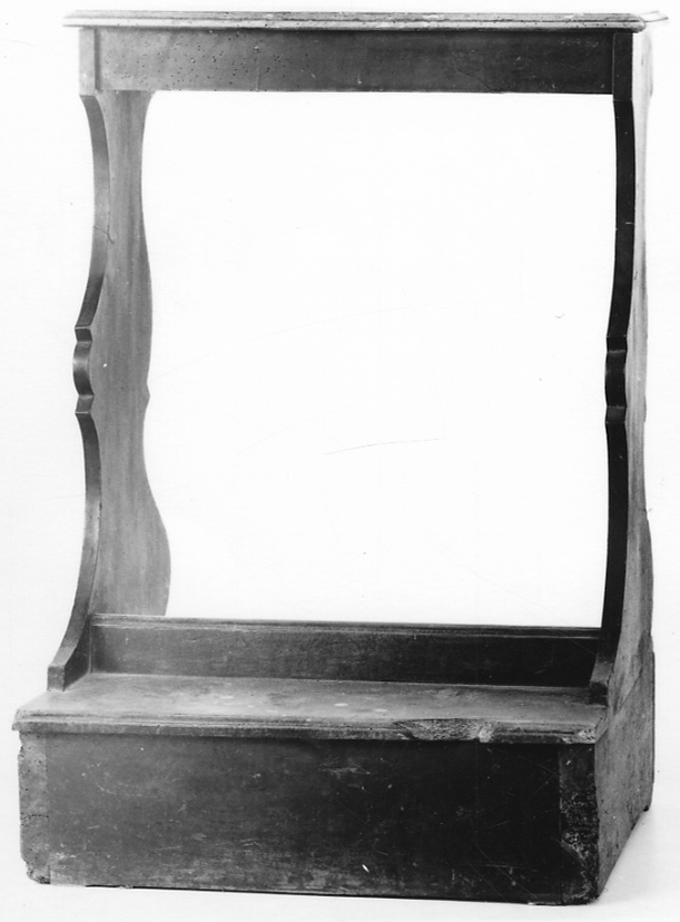 inginocchiatoio, opera isolata - bottega monregalese (seconda metà sec. XIX)