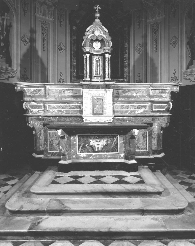 altare maggiore, opera isolata di Casabella Giovan Battista (bottega) (primo quarto sec. XIX)