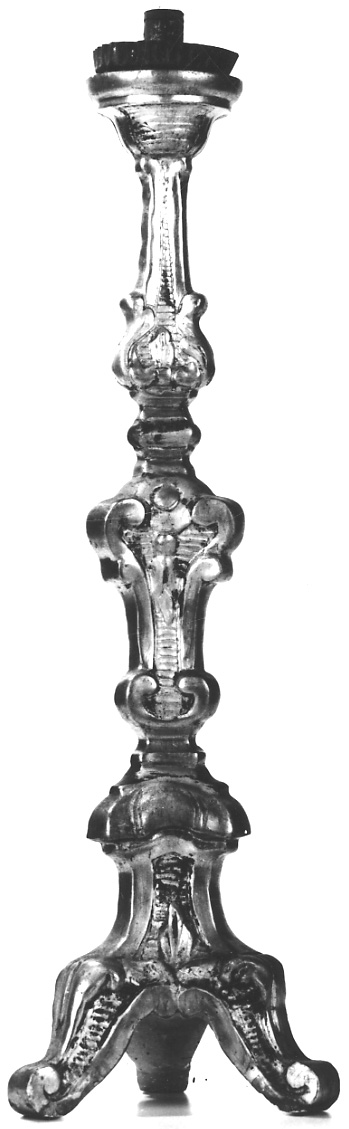 candeliere, serie - bottega monregalese (inizio sec. XX)