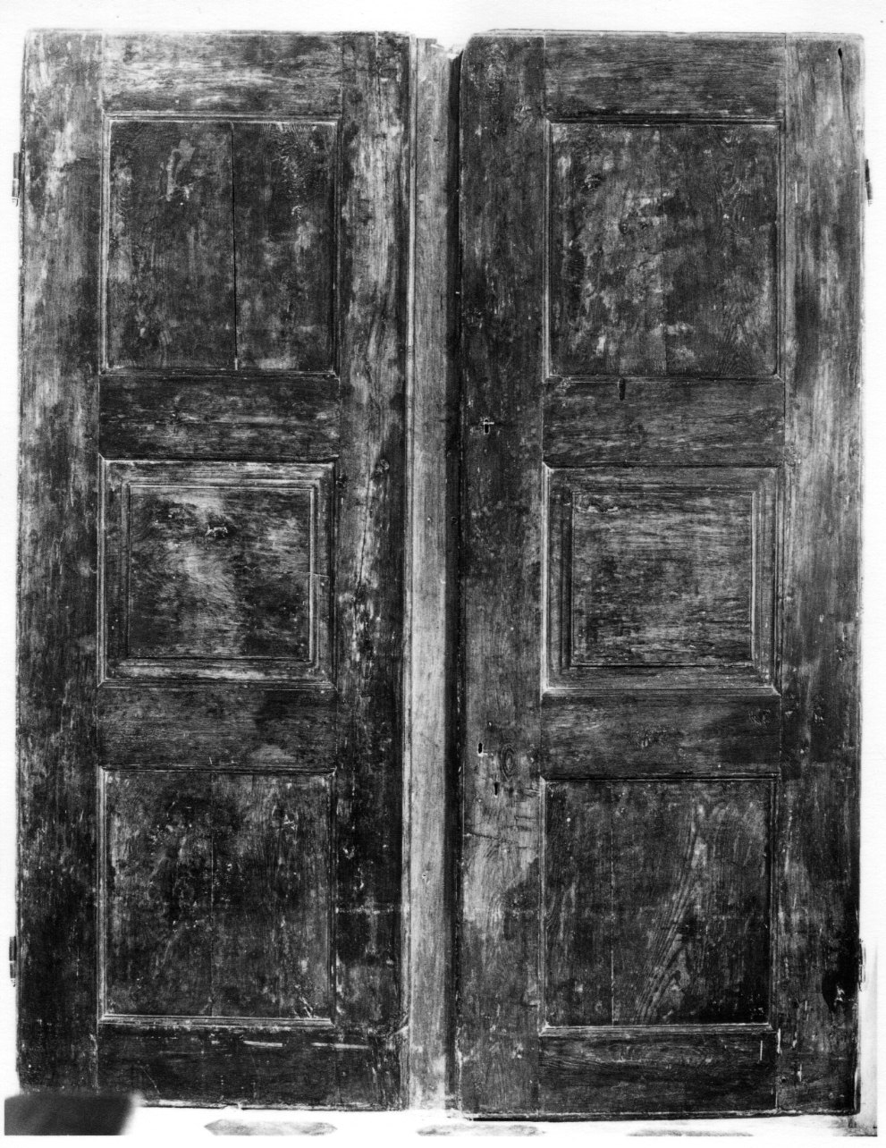 porta - a due battenti, opera isolata - ambito piemontese (seconda metà sec. XIX)