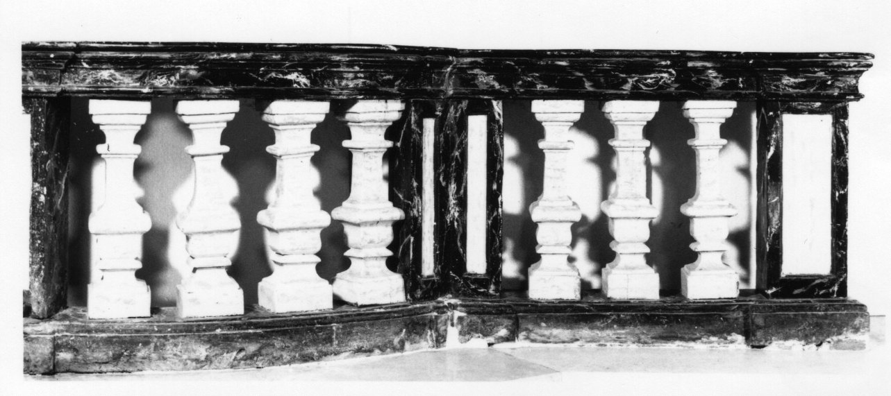 balaustrata, serie - ambito piemontese (seconda metà sec. XVIII)