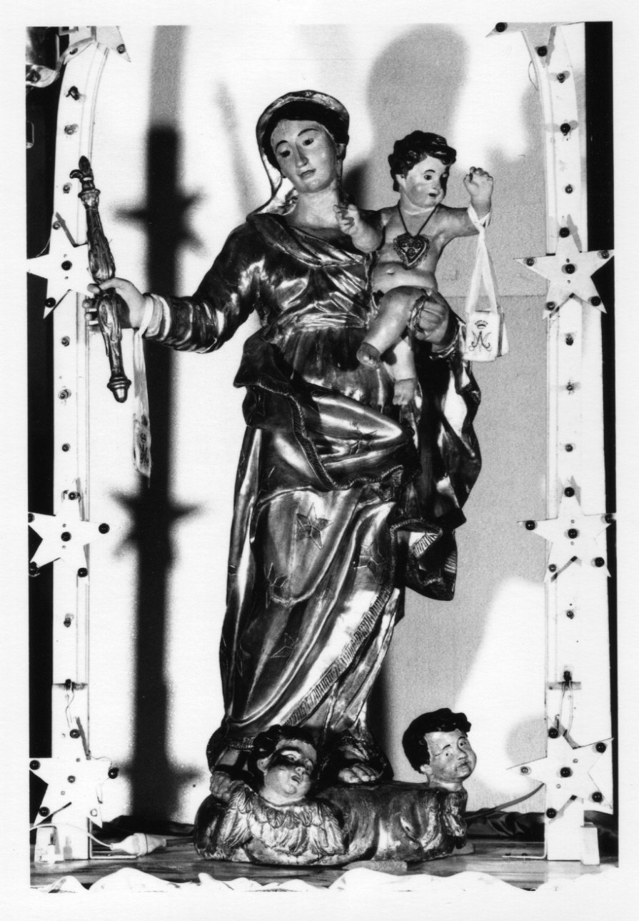 Madonna della Cintola (statua, opera isolata) - ambito piemontese (secondo quarto sec. XVIII)