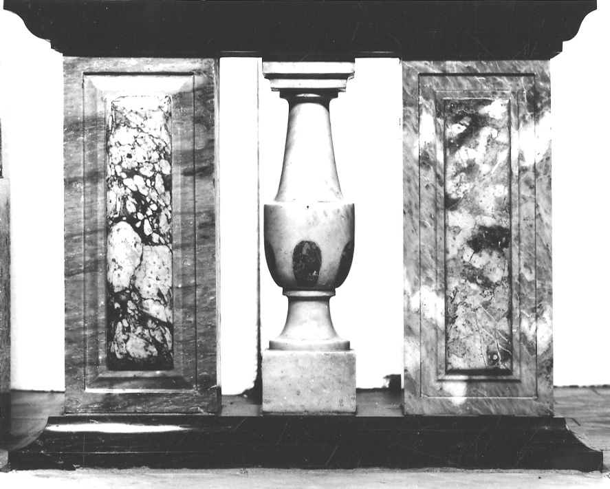 balaustrata, opera isolata - bottega monregalese (fine/inizio secc. XVIII/ XIX)