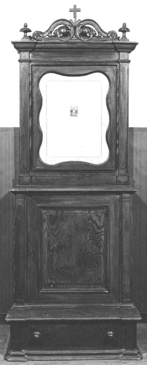 inginocchiatoio, opera isolata - produzione cebana (seconda metà sec. XIX)