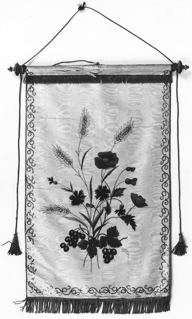 stendardo processionale, opera isolata - manifattura piemontese (fine/inizio secc. XIX/ XX)