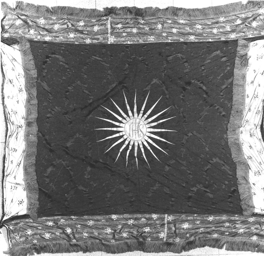 baldacchino processionale - a cielo fluttuante, opera isolata - manifattura monregalese (prima metà sec. XIX)