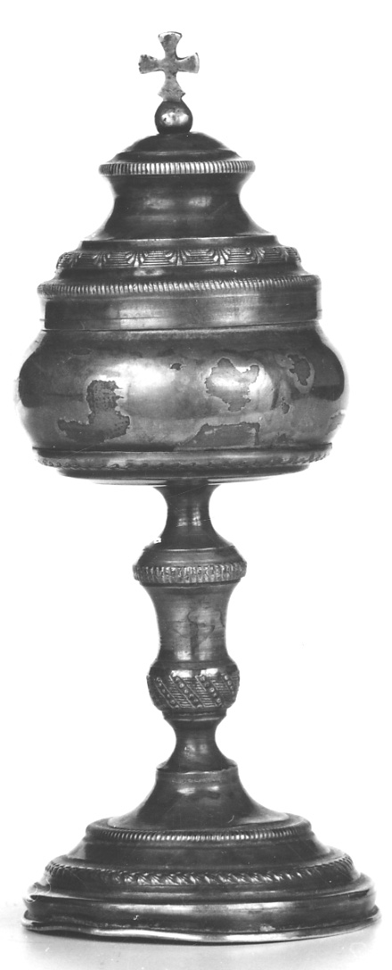 pisside, opera isolata - bottega piemontese (seconda metà sec. XIX)