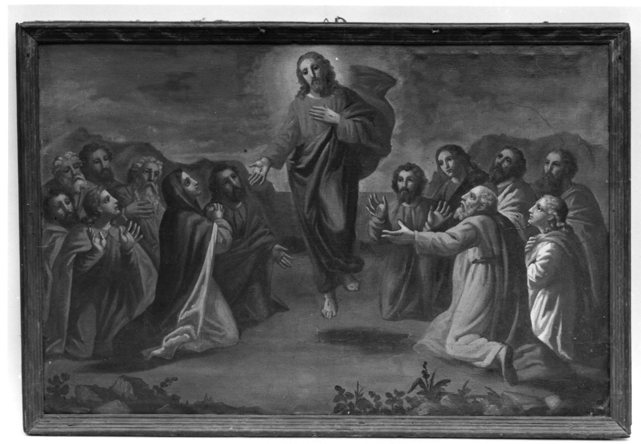 apparizione di Cristo risorto agli apostoli e alla Madonna (dipinto, opera isolata) di Arduino Eugenio (secc. XIX/ XX)
