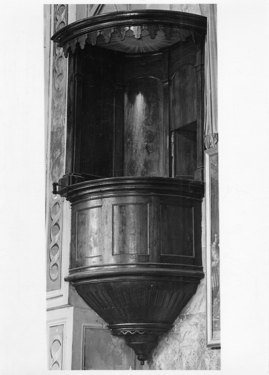 pulpito, opera isolata - bottega piemontese (metà sec. XIX)