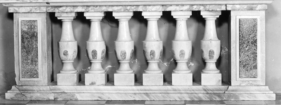 balaustro, serie di Casabella Giovan Battista (bottega) (ultimo quarto sec. XVIII)