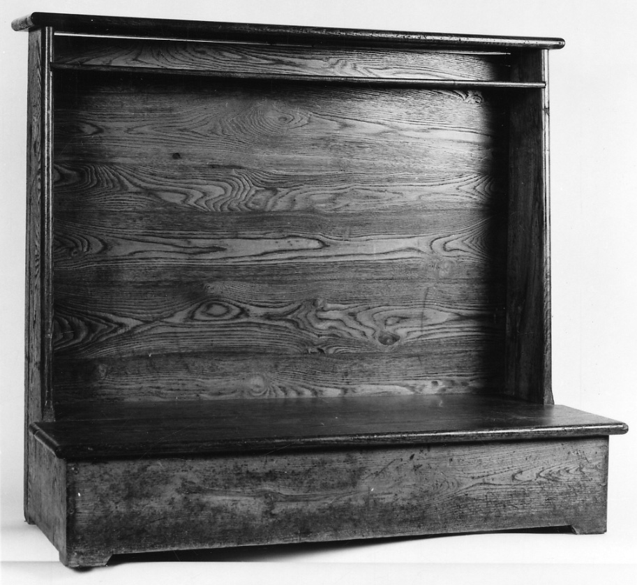 banco da chiesa, opera isolata - ambito piemontese (prima metà sec. XX)