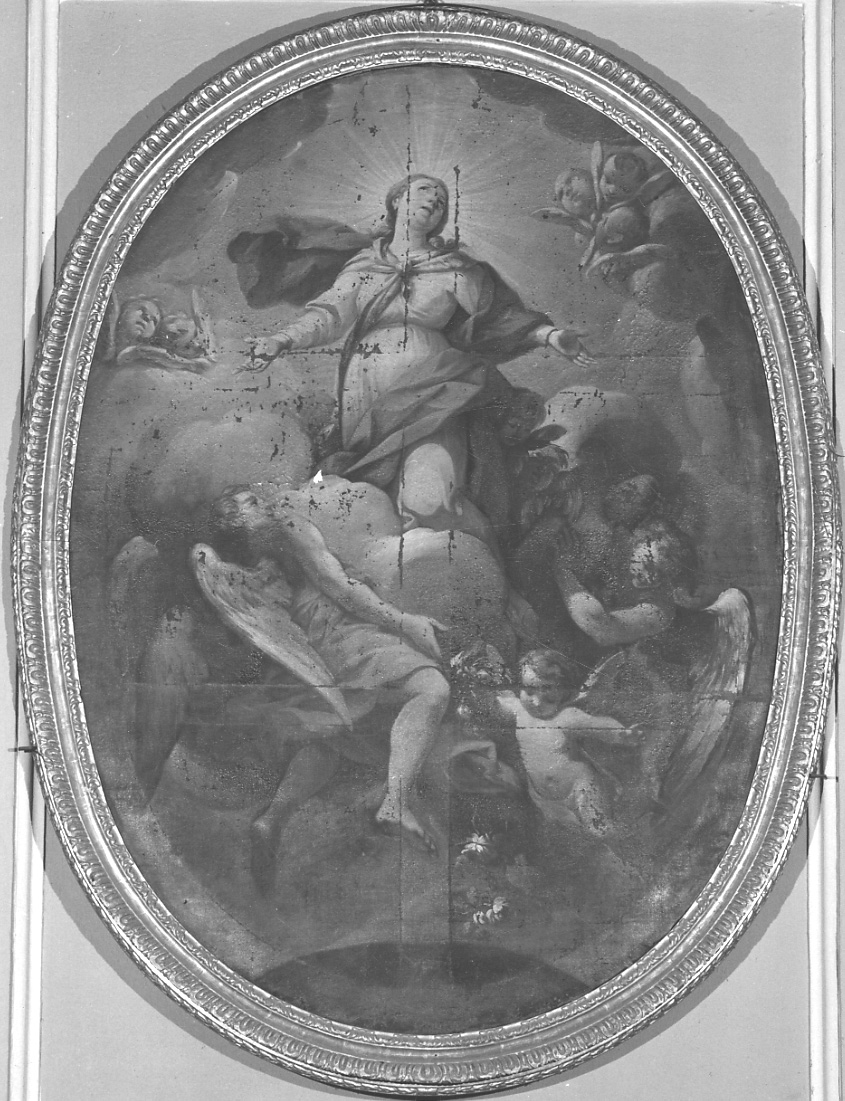 assunzione della Madonna (dipinto, opera isolata) - ambito piemontese (metà sec. XVIII)