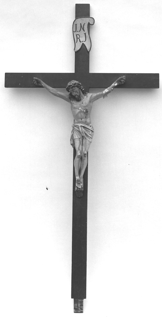 Cristo crocifisso (scultura) - bottega piemontese (prima metà sec. XIX)