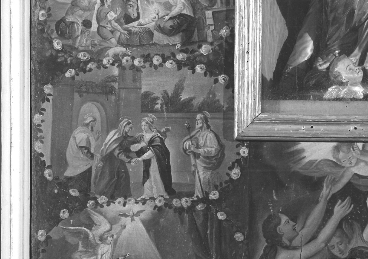visitazione (dipinto) di Pugnani Comandù Carolina (sec. XIX)
