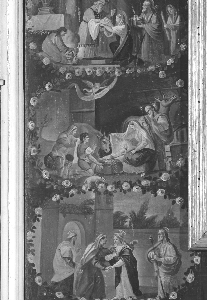natività di Gesù (dipinto) di Pugnani Comandù Carolina (sec. XIX)