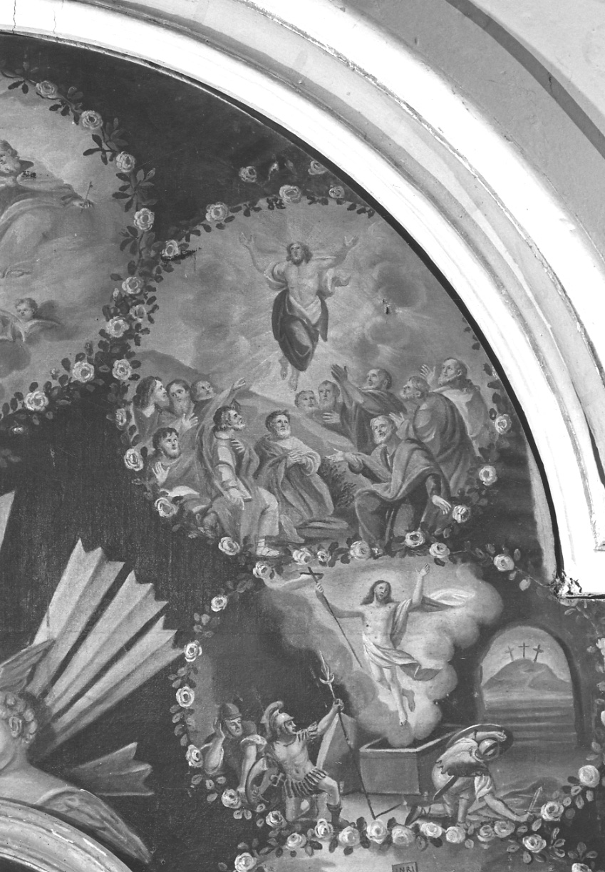 ascensione di Cristo (dipinto) di Pugnani Comandù Carolina (sec. XIX)