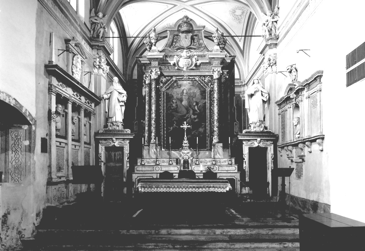 altare maggiore, opera isolata - ambito piemontese (seconda metà sec. XVII)