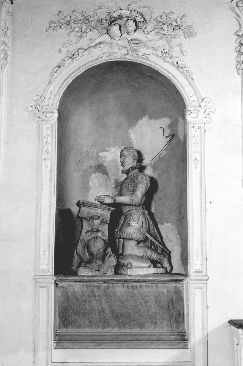 ritratto di Manfredo Solaro in preghiera (scultura, opera isolata) - ambito piemontese (sec. XVII)