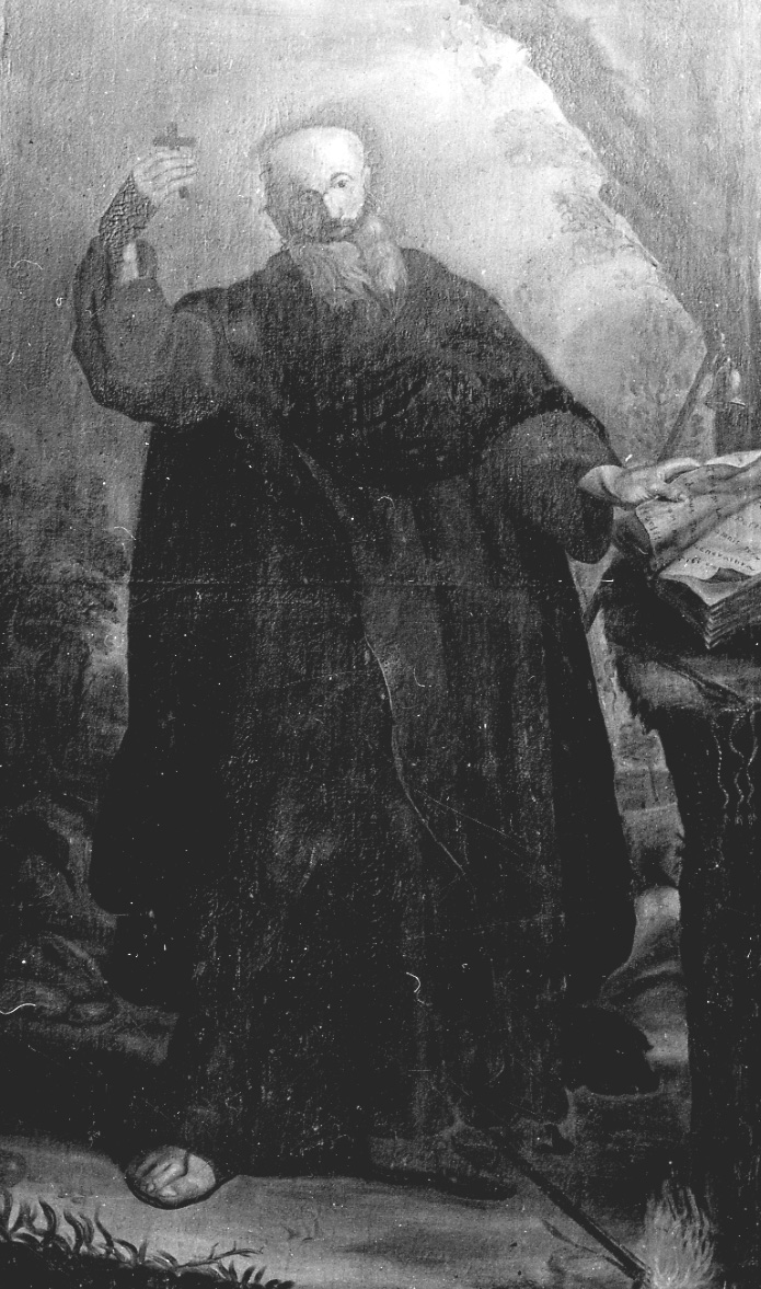 Sant'Antonio Abate (dipinto, opera isolata) di Petrini Giuseppe Antonio (maniera) (prima metà sec. XVIII)