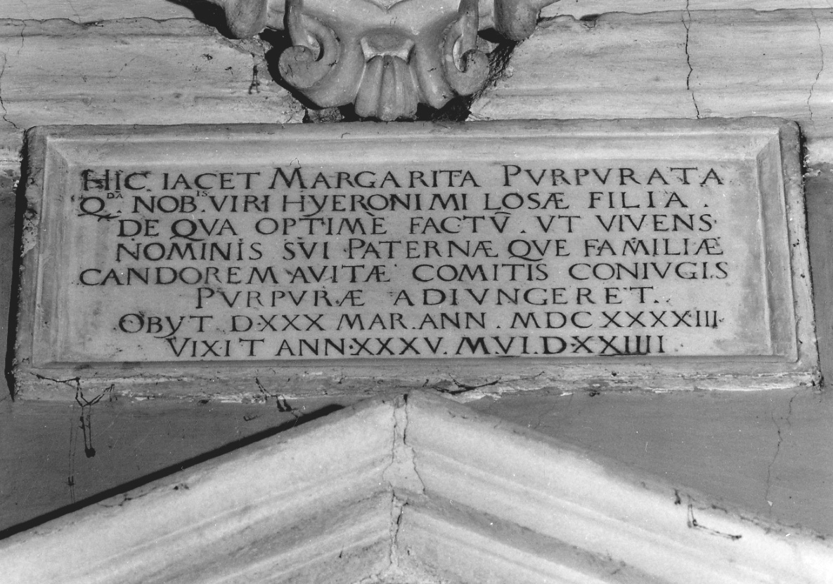 lapide tombale, opera isolata - ambito piemontese (metà sec. XVII)