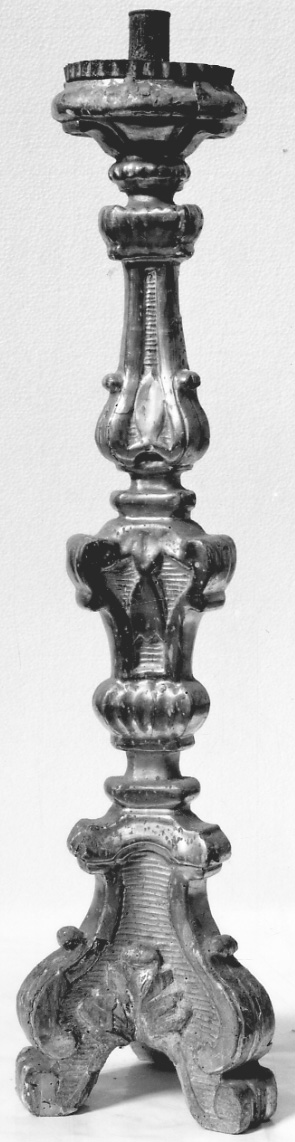 candeliere, serie - ambito piemontese (seconda metà sec. XVIII)