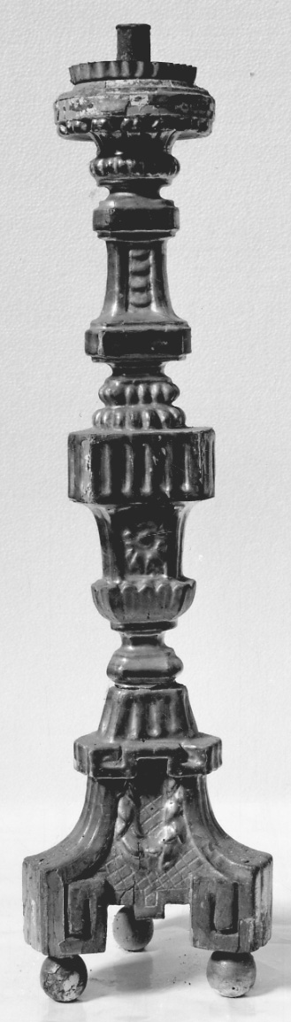 candeliere, serie - ambito piemontese (seconda metà sec. XIX)