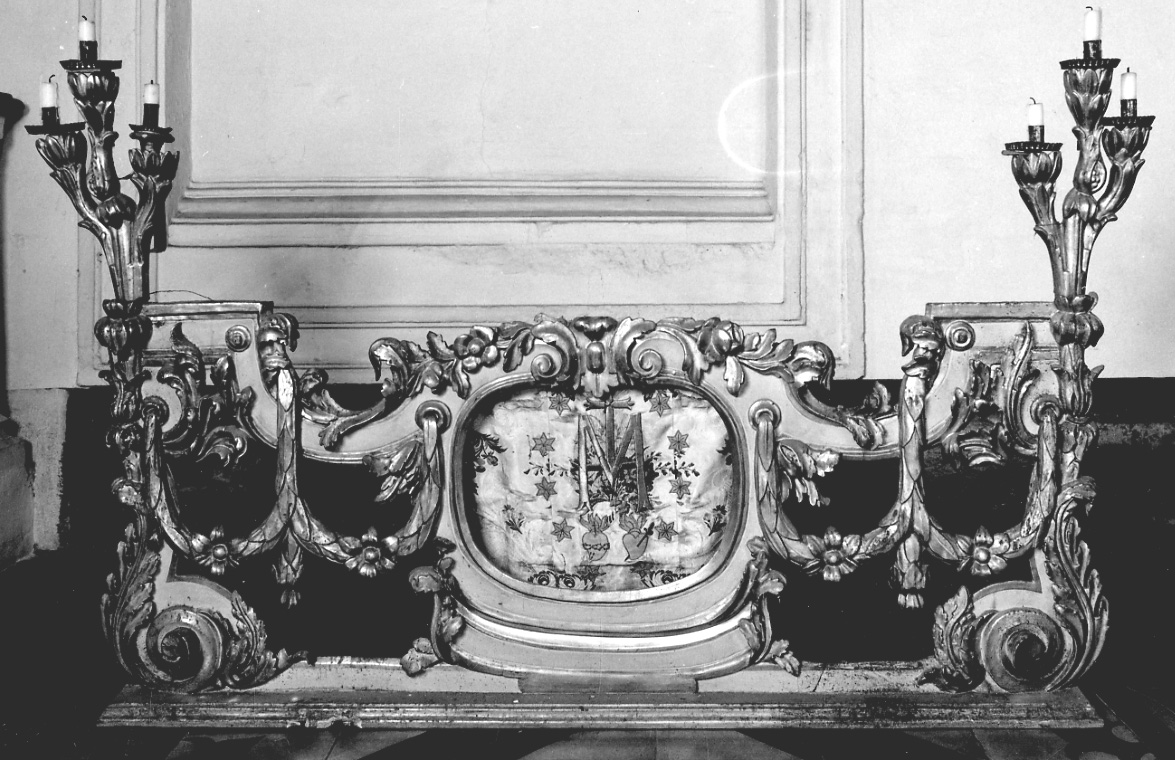 candelabro, opera isolata - ambito piemontese (seconda metà sec. XIX)