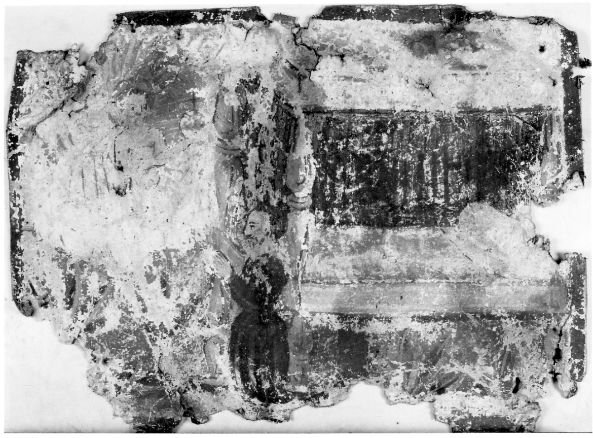 Madonna con Bambino intercede per guarigione (ex voto, opera isolata) - ambito piemontese (sec. XVII)