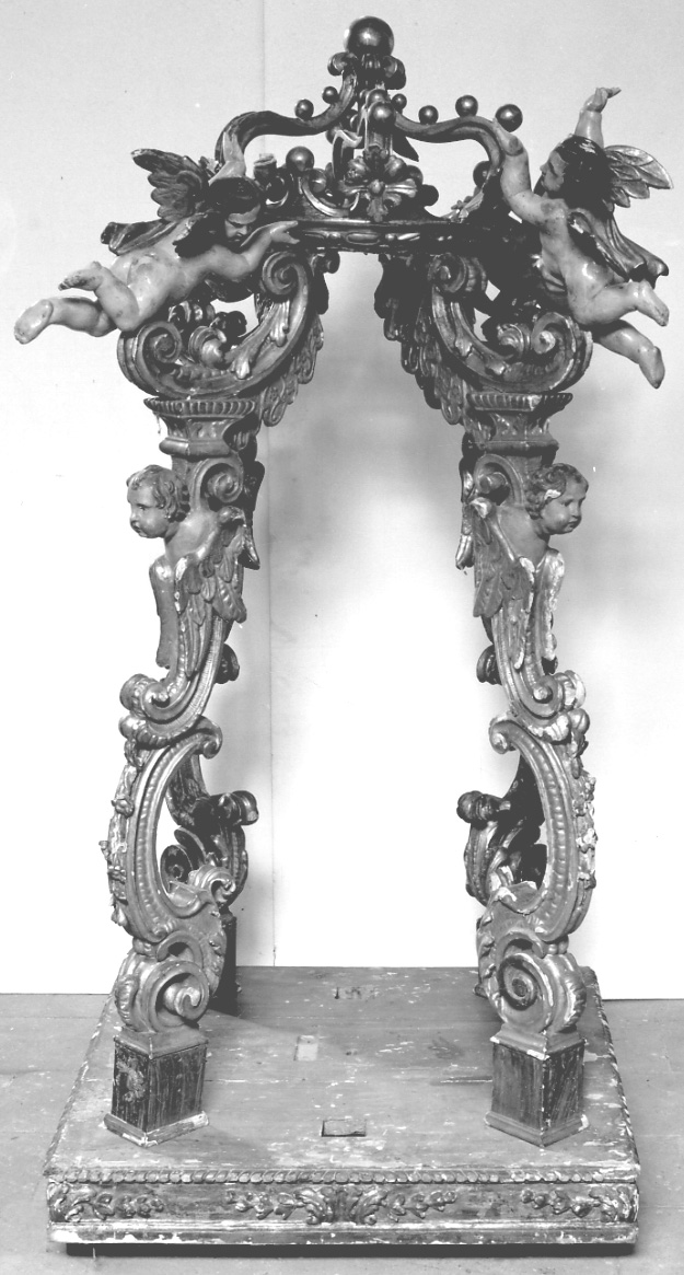 baldacchino, opera isolata - ambito piemontese (prima metà sec. XIX)