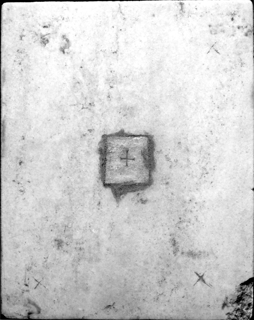 pietra sacra, opera isolata - ambito piemontese (sec. XVII)