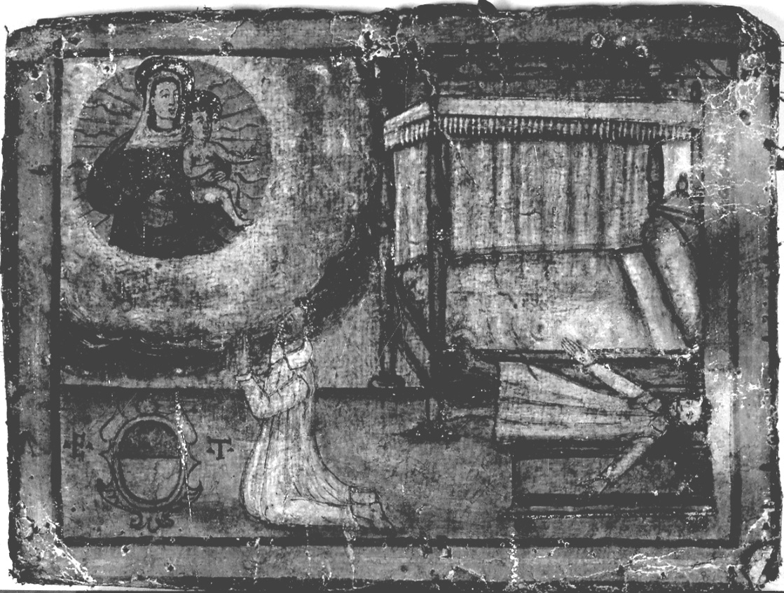 Madonna con Bambino interviene in un incidente (ex voto, opera isolata) - ambito piemontese (sec. XVII)