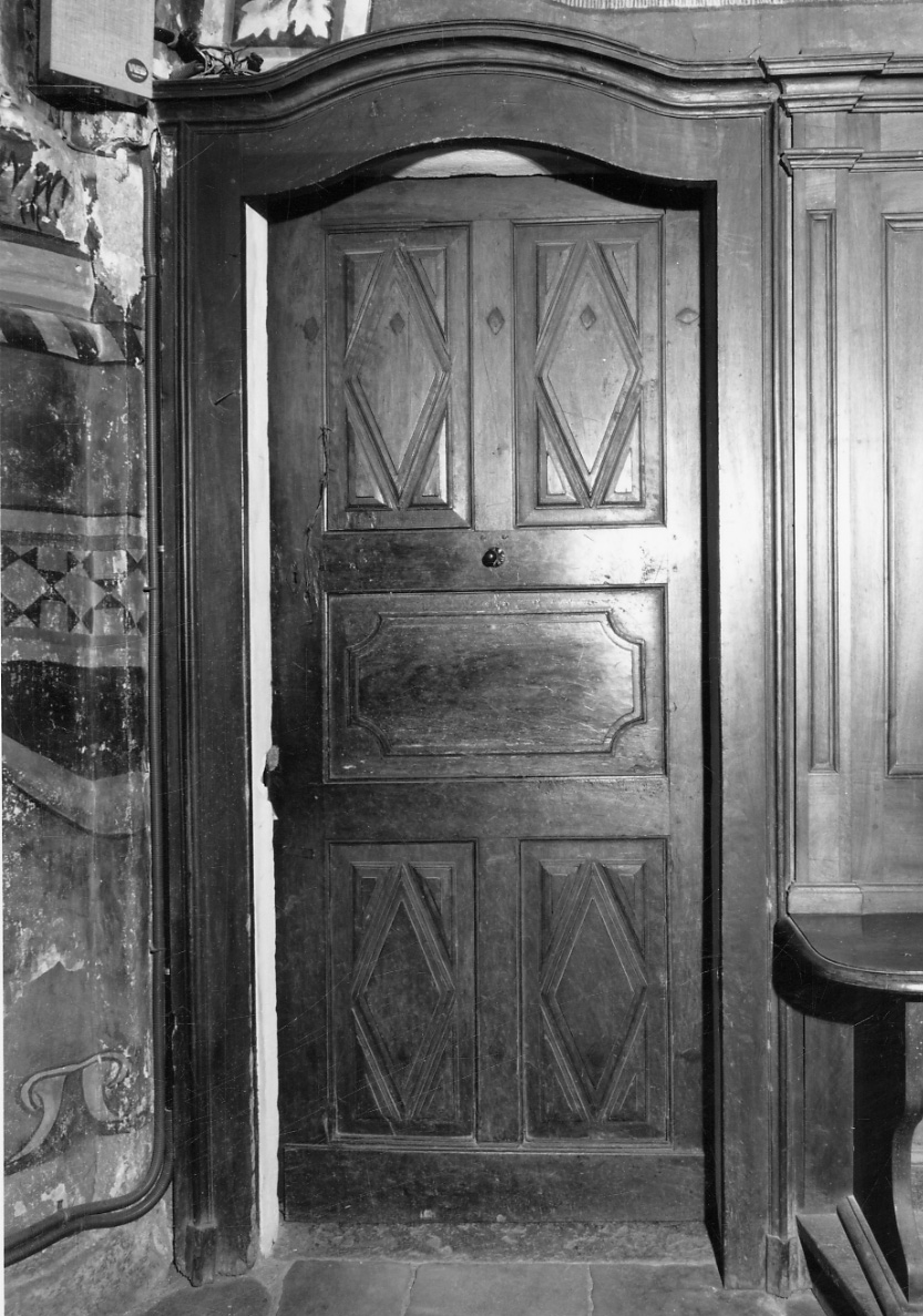 porta, opera isolata - ambito piemontese (prima metà sec. XVIII)