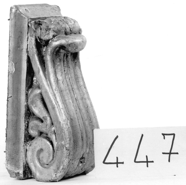 mensola, frammento di Palagi Pelagio (prima metà sec. XIX)