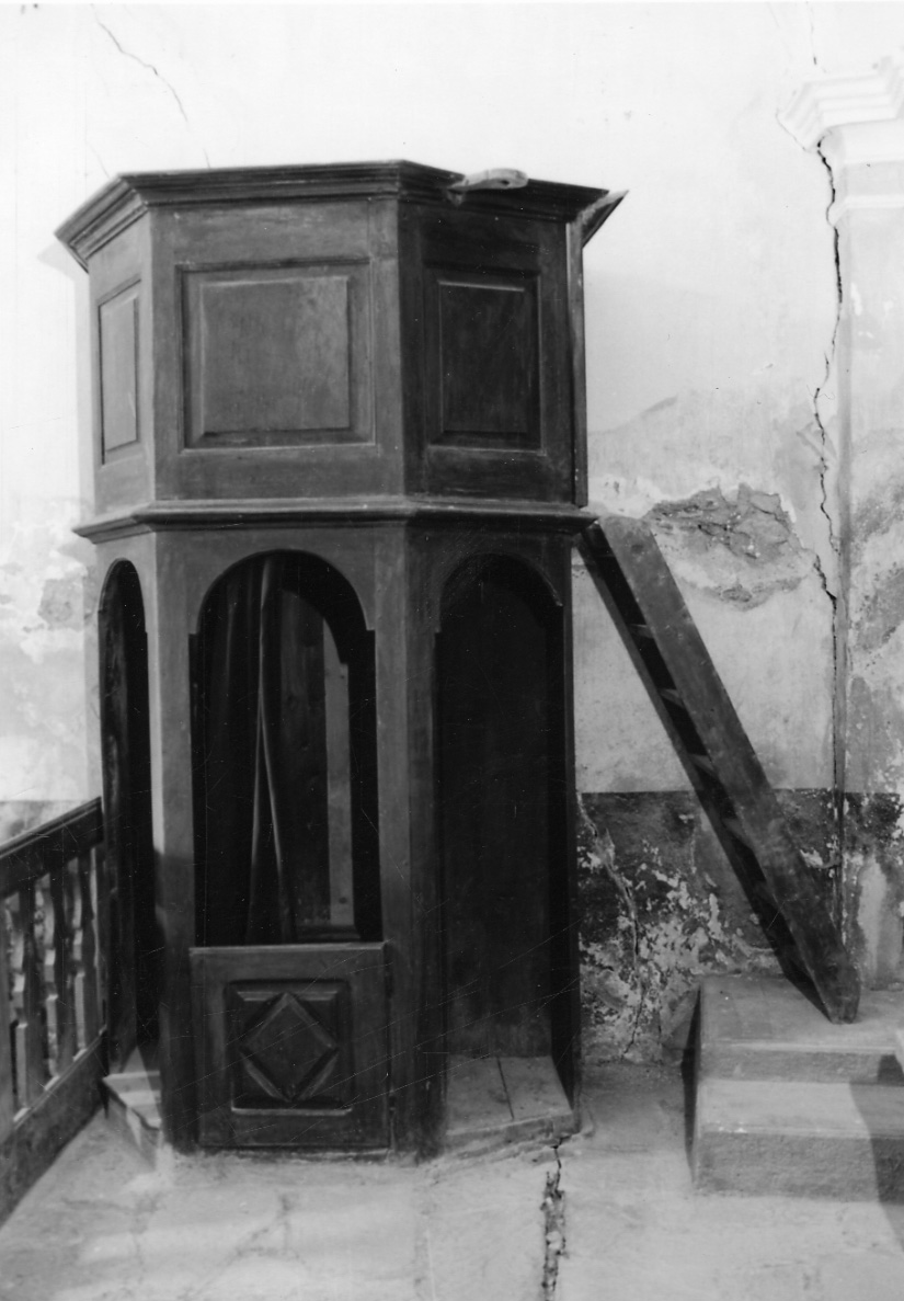 pulpito, opera isolata - ambito piemontese (seconda metà sec. XVIII)